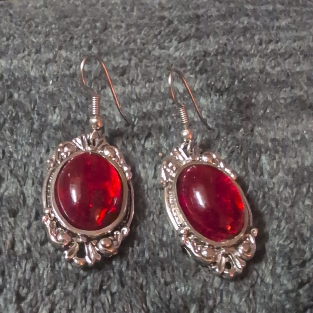 Red Gothic Earings